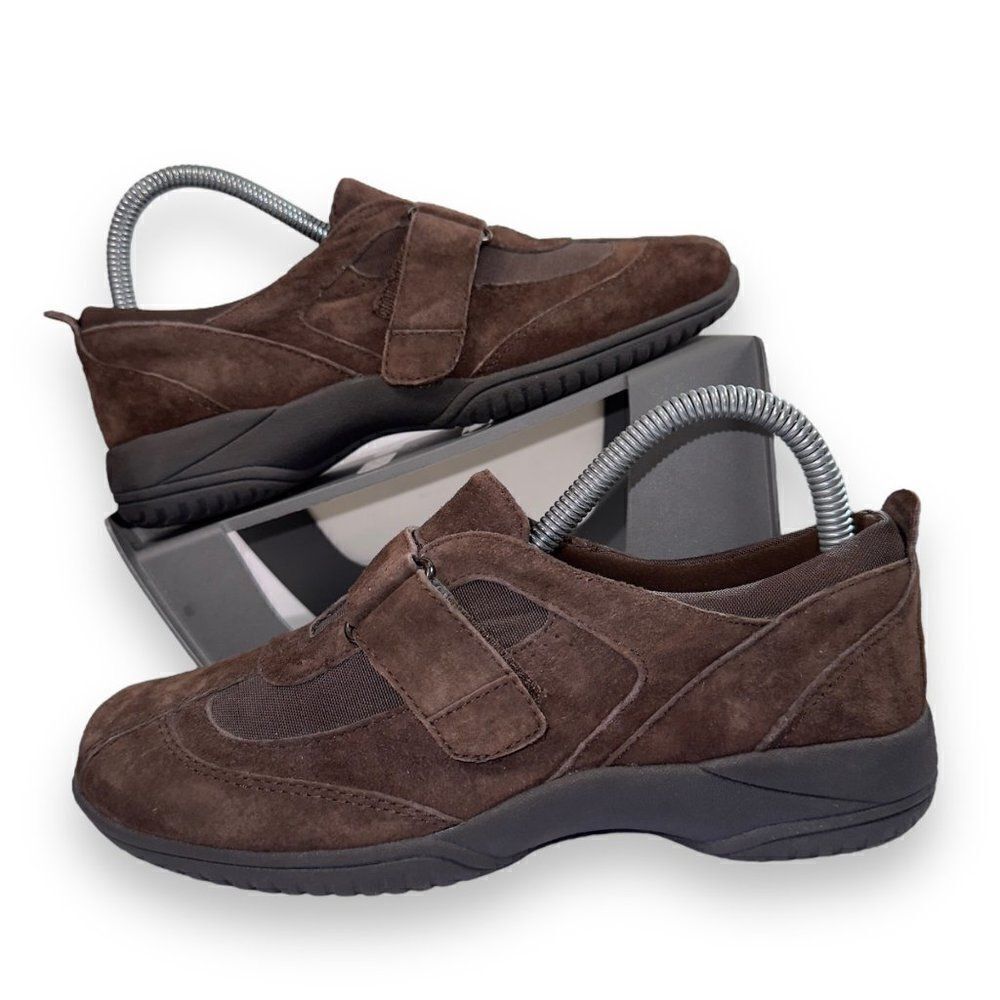 Easy Spirit Dania Casual Slip-on Sneakers Brown Suede Women's 6.5M